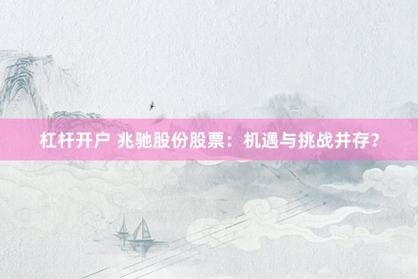 杠杆开户 兆驰股份股票：机遇与挑战并存？