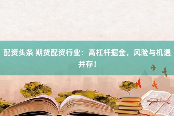 配资头条 期货配资行业：高杠杆掘金，风险与机遇并存！