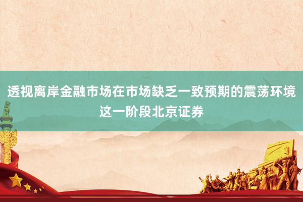 透视离岸金融市场在市场缺乏一致预期的震荡环境这一阶段北京证券